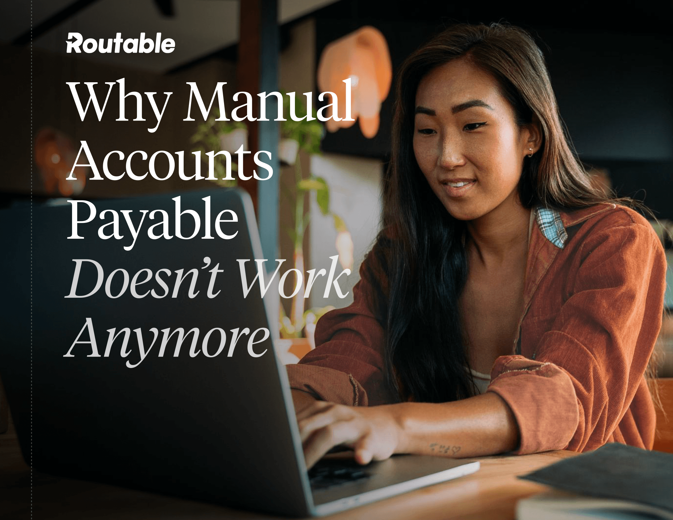 Girl typing on computer